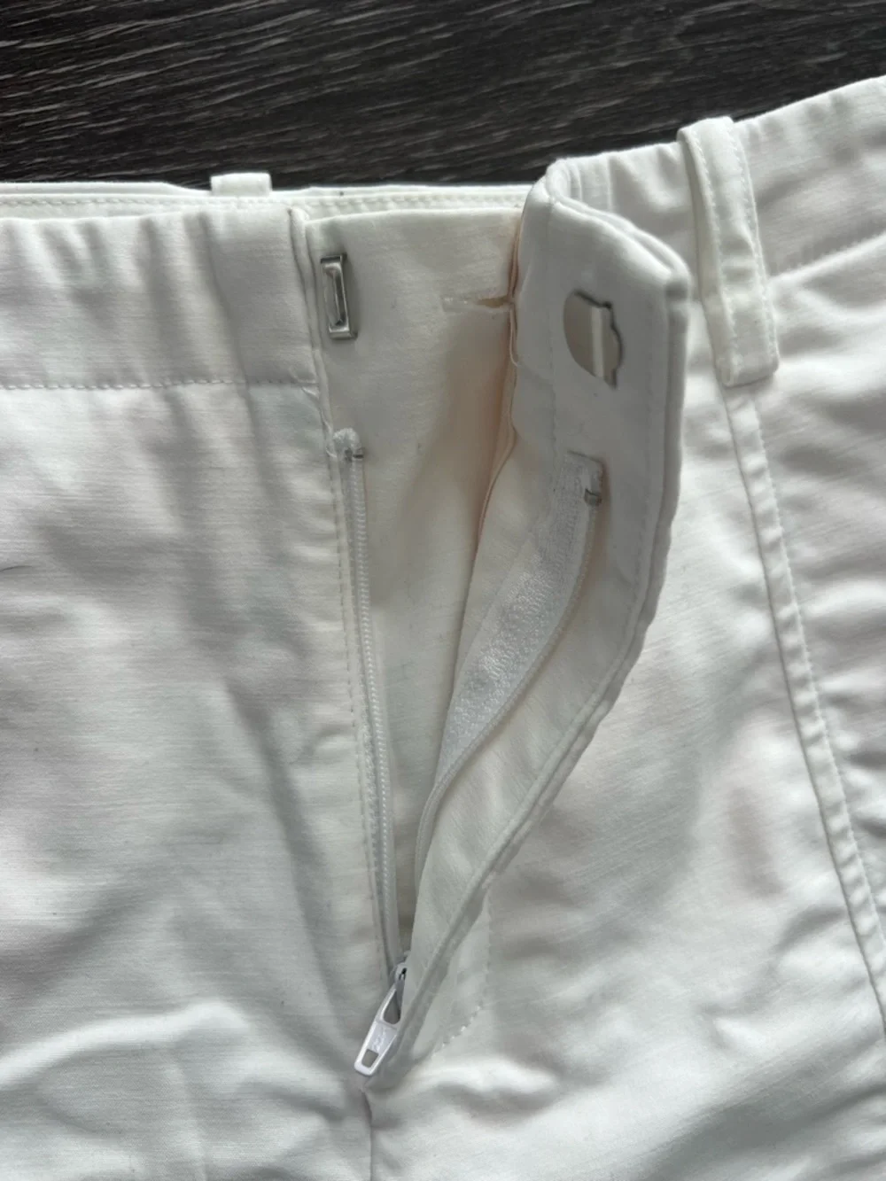 Vince White High-Waisted Tailored Shorts